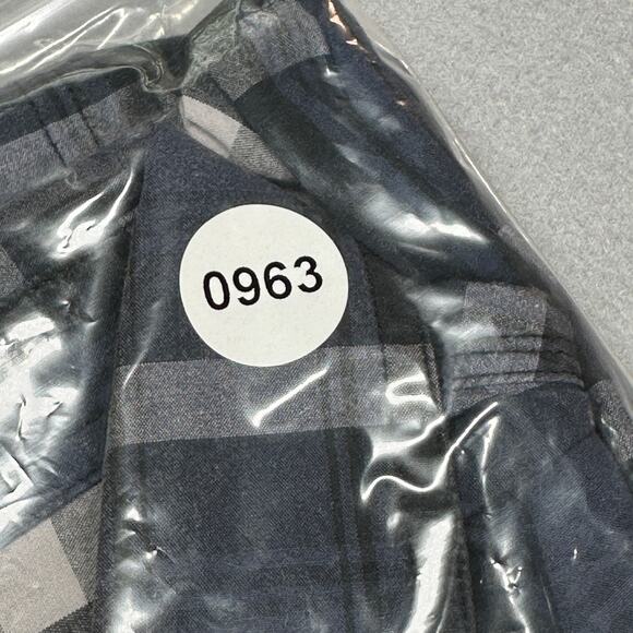 Lee Shirt Mens Large Blue White Plaid Button Down Everyday Classic Timeless Top - Picture 9 of 9